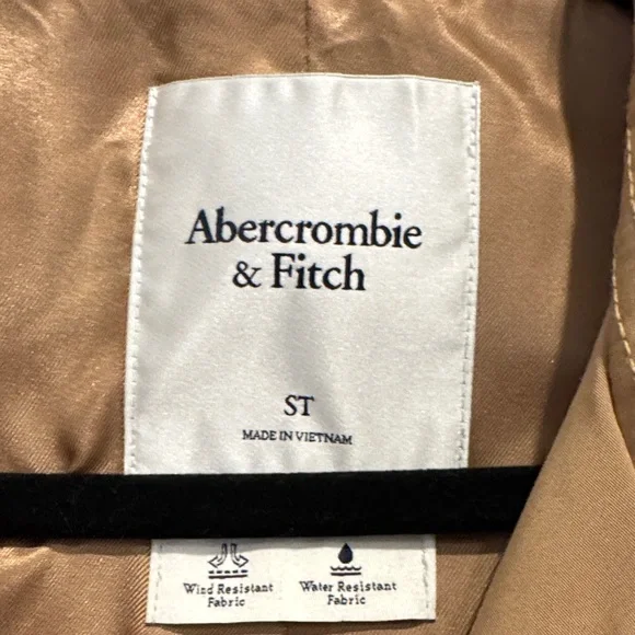 Abercrombie & Fitch Tan Trench Coat - Picture 2 of 9